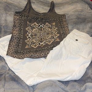 Sonoma blouse and corduroy pants size S/6